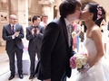 Post ceremony kiss in Dubrovnik